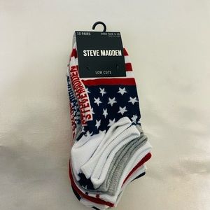 NEW Steve Madden 10pairs socks multicolor womens
